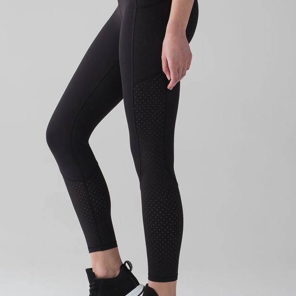 LK New Lululemon Mind Over Miles High Rise Run Leggings Tights Pants Womens 4 S - Picture 1 of 17